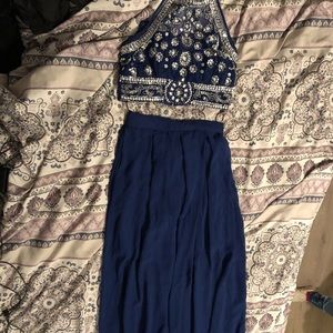 2 piece dress, only worn once perfect condition